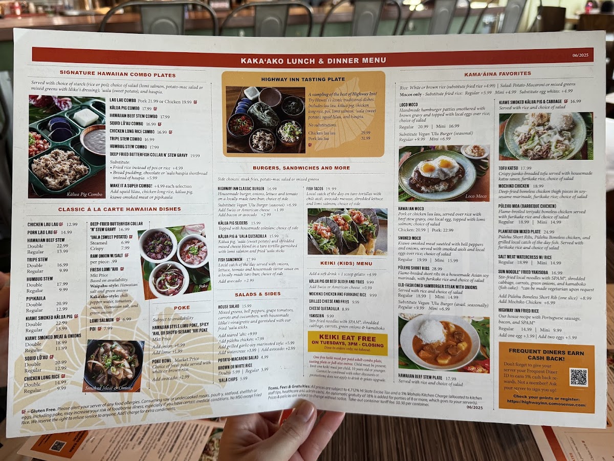 Highway Inn Kaka'ako Menu - Image 5